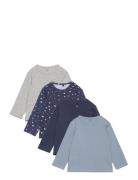 Tnsbbaby Boys Basic L_S Tee Multi Pack Navy The New