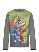 Lwtano 617 - T-Shirt L/S Grey LEGO Kidswear