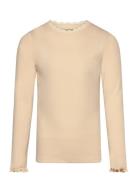 T-Shirt Ls Rib Cream Huttelihut