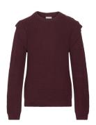 Tndaya Knit Pullover Burgundy The New