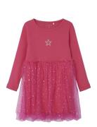 Nmfrarana Ls Dress Pb Pink Name It