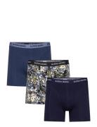 Cotton Stretch Boxer 3P Navy Björn Borg