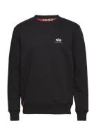 Basic Sweater Small Logo Black Alpha Industries