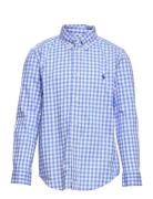 Gingham Cotton Poplin Shirt Patterned Ralph Lauren Kids