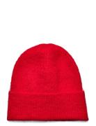 Knit Beanie Red Mango