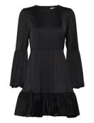 Jasmine Ruffled Mini Dress Black Malina