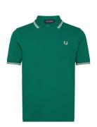 Twin Tipped Fp Shirt Green Fred Perry