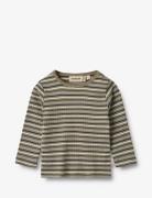 T-Shirt L/S Stig Khaki Wheat