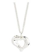 Tide Recycled Heart Necklace Silver Pilgrim