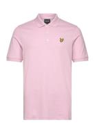 Plain Polo Shirt Pink Lyle & Scott