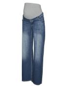 Mljada Lb Wideleg Jeans Blue Mamalicious