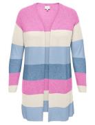 Caratija L/S Stripe Cardigan Knt Patterned ONLY Carmakoma