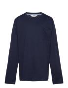 Basic Rib T-Shirt Navy Mango