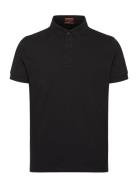 City Pique Polo Black Superdry