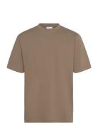 O-Neck Tee Over S/S Khaki Lindbergh