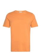 Lindbergh Print Tee S/S Orange Lindbergh