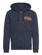 Vl Embroidered Ziphood Navy Superdry