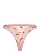 Mesh Thong Pink Understatement Underwear