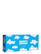 4-Pack Cloudy Socks Gift Set Blue Happy Socks