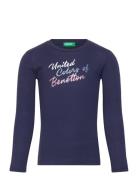 T-Shirt L/S Navy United Colors Of Benetton