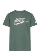 Nike Metallic Futura Tee Green Nike