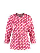 T-Shirt 3/4 Sleeve Pink Gerry Weber