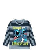 Nmmfabron Stitch Nreg Ls Top Wdi Blue Name It