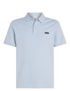 Stretch Pique Slim Polo Blue Calvin Klein