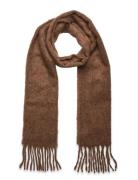 Alpaca Mohair Blend Scarf Brown Filippa K