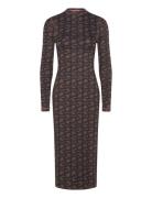 Pullover Long Sleeve Midi Dress, 22 Brown STINE GOYA