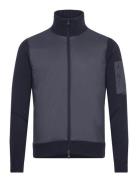 Beck Knitted Hybrid Jacket Navy J. Lindeberg