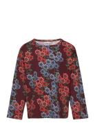 Daisys Aop Ls Tee Red Mini Rodini