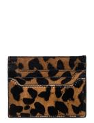 Leopa Leather Card Holder Brown Becksöndergaard