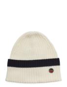 Malin Striped Beanie White BUSNEL