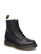 1460 Serena Black Burnished Wyoming Black Dr. Martens