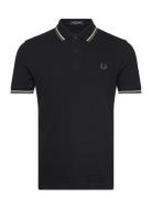 Twin Tipped Fp Shirt Black Fred Perry