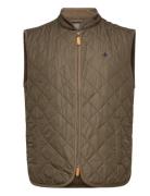 Teddy Quilted Vest Khaki Morris