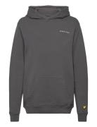 Script Embroidered Hoodie Grey Lyle & Scott