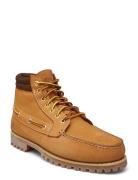 Timberland Authentic Mid Lace Up Boot Wheat Nubuck Brown Timberland