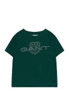 Relaxed Contrast Shield T-Shirt Green GANT