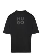 Short Sleeves Tee-Shirt Black Hugo Kids