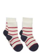 2-Pack Thin Striped Socks Patterned FUB