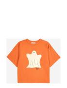 Funny Ghost T-Shirt Orange Bobo Choses