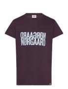 Single Organic Tuvina Tee Burgundy Mads Nørgaard