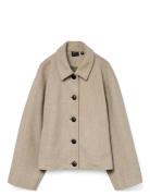 Vmfortunemie Short Jacket Ga Noos Beige Vero Moda