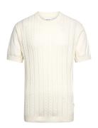 Knitted S/S O-Neck Tee Cream Lindbergh