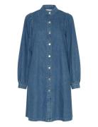 Mschelena Shirt Dress Blue MSCH Copenhagen