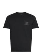 Subtle Logo Tee Black Lee Jeans