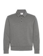 Regular-Fit Polo Sweatshirt Grey Mango