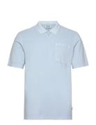 Washed Chest Pocket Relaxed-Fit Polo Blue Scotch & Soda